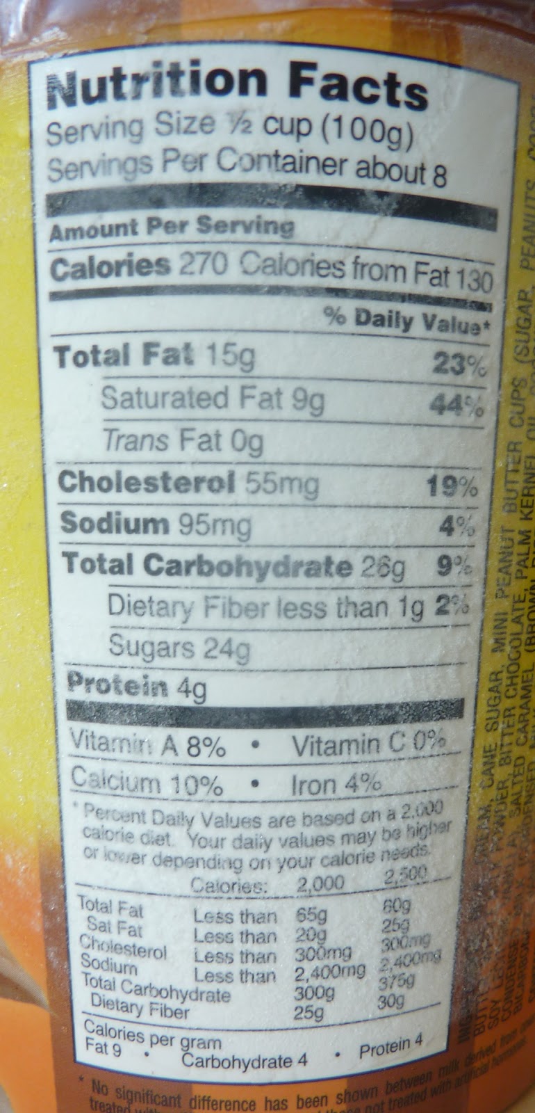 trader joe's mochi ice cream nutrition